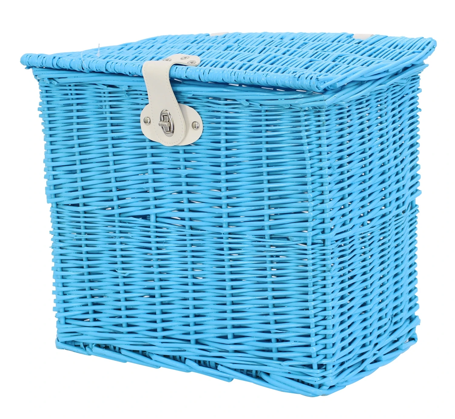 AMIGO Bicycle Basket Willow Front 25.5 Litres Light Blue