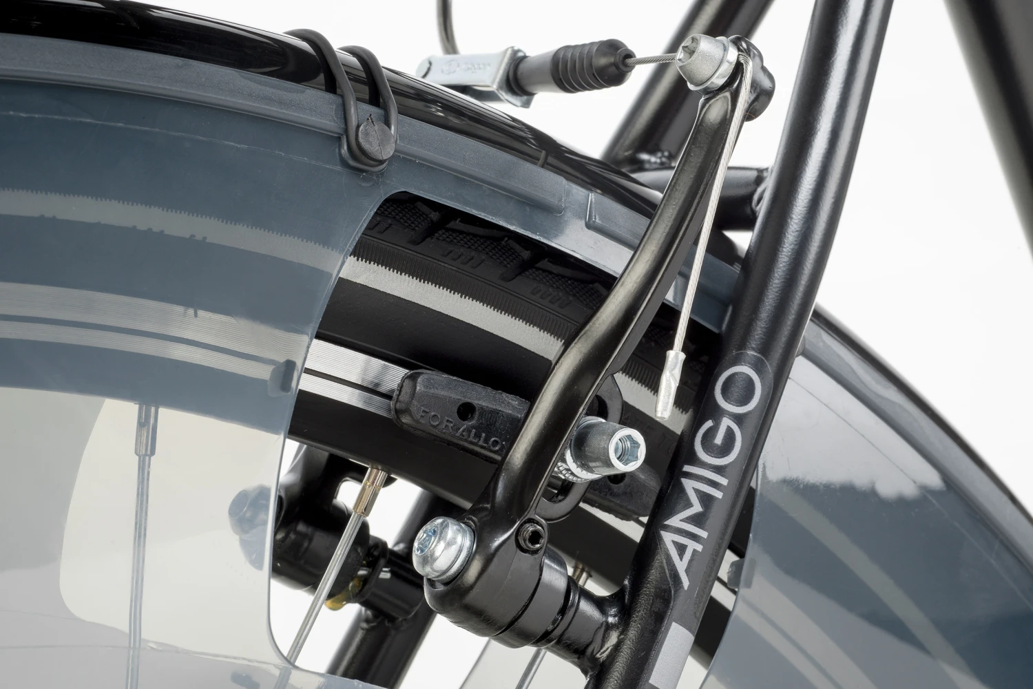 AMIGO Bright 28 Inch 50 Cm Men 3SP Rim Brakes Matte Black - Image 6