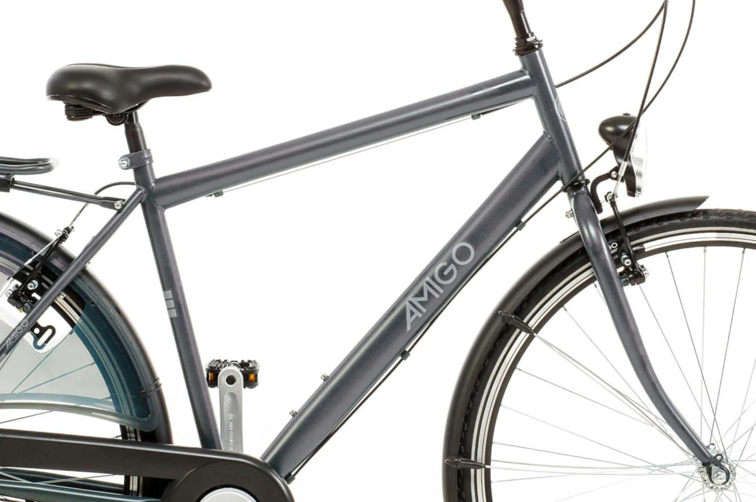 AMIGO Bright 28 Inch 50 Cm Men 3SP Rim Brakes Anthracite - Image 3