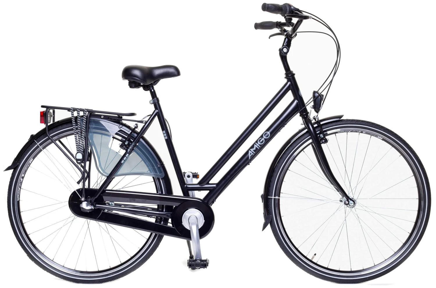 AMIGO Bright 28 Inch Women 3SP Rim Brakes Matte Black 3 AMIGO Bright 28 Inch Women 3SP Rim Brakes Matte Black