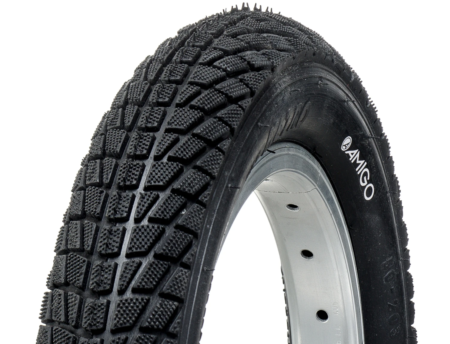 AMIGO Outer Tire Ortem M1500 12 X 2.00 (50-203) Black