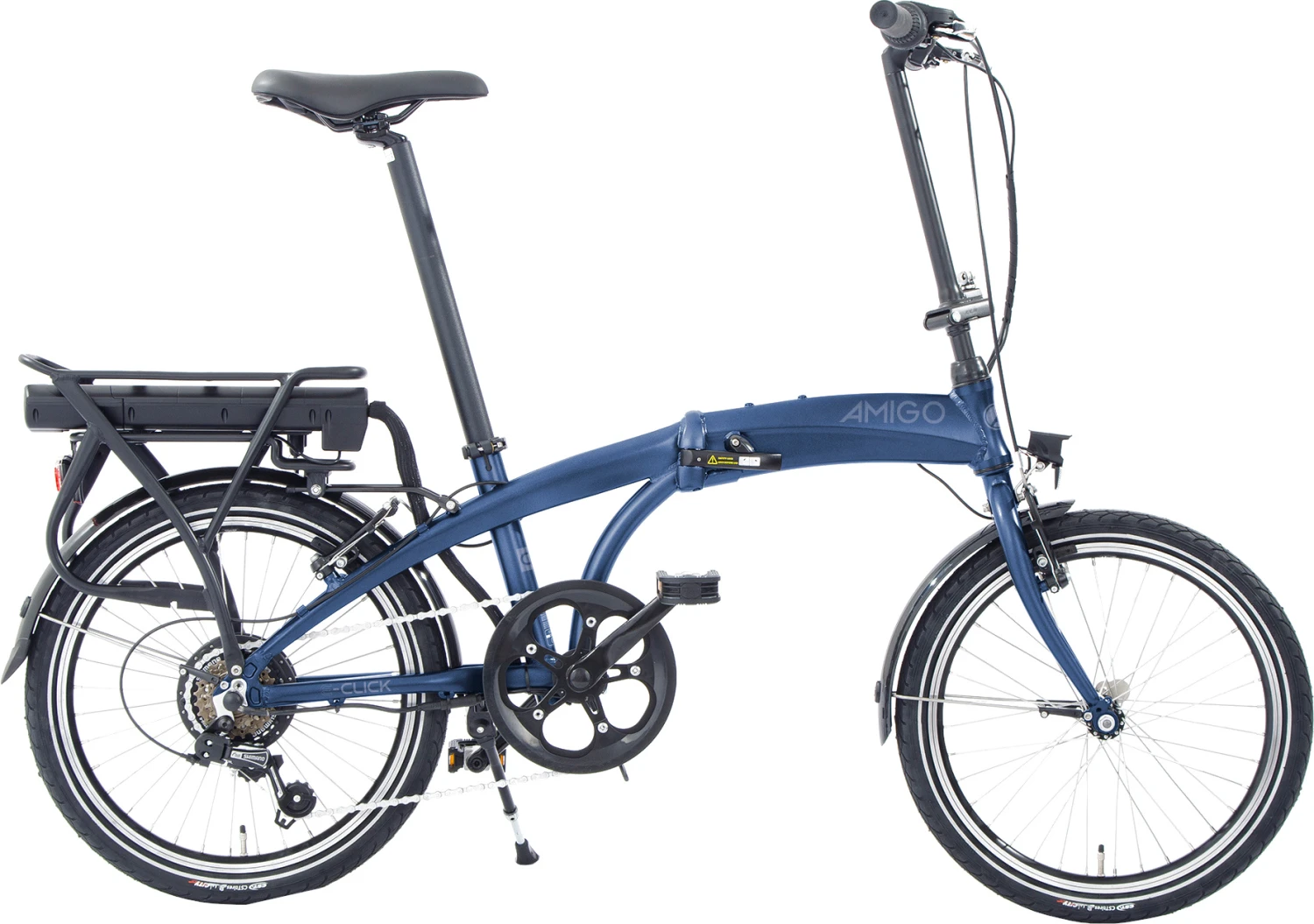 AMIGO E-Click C1 418Wh 20 Inch Unisex 6SP Rim Brakes Dark Blue