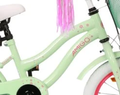 AMIGO Flower 14 Inch 22 Cm Girls Coaster Brake Green -Optimal Bike Store amigo flower 14 inch 22 cm meisjes terugtraprem groen 3 342624 20200306131429