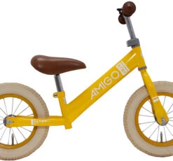 AMIGO Step 12 Inch Junior Yellow -Optimal Bike Store amigo step 12 inch junior geel 5 504269 1606228704