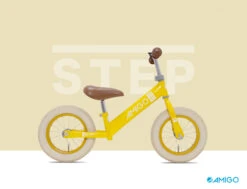 AMIGO Step 12 Inch Junior Yellow -Optimal Bike Store amigo step 12 inch junior geel 9 504269 20210119120147