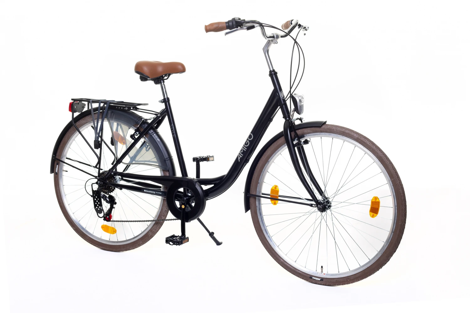 AMIGO Style 28 Inch Women 6SP Rim Brakes Black - Image 2