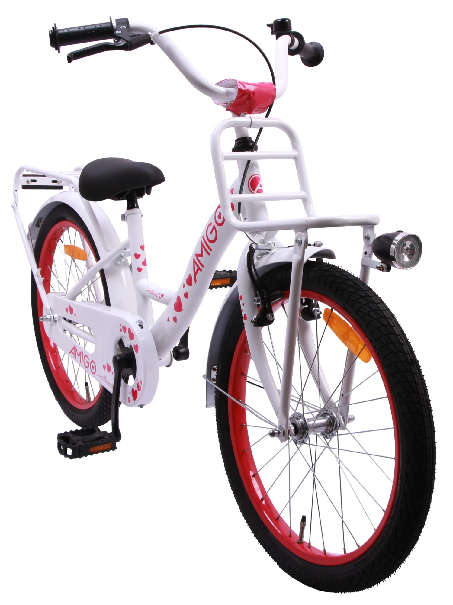 AMIGO Sweetheart-S7 20 Inch 29 Cm Girls Coaster Brake White - Image 2