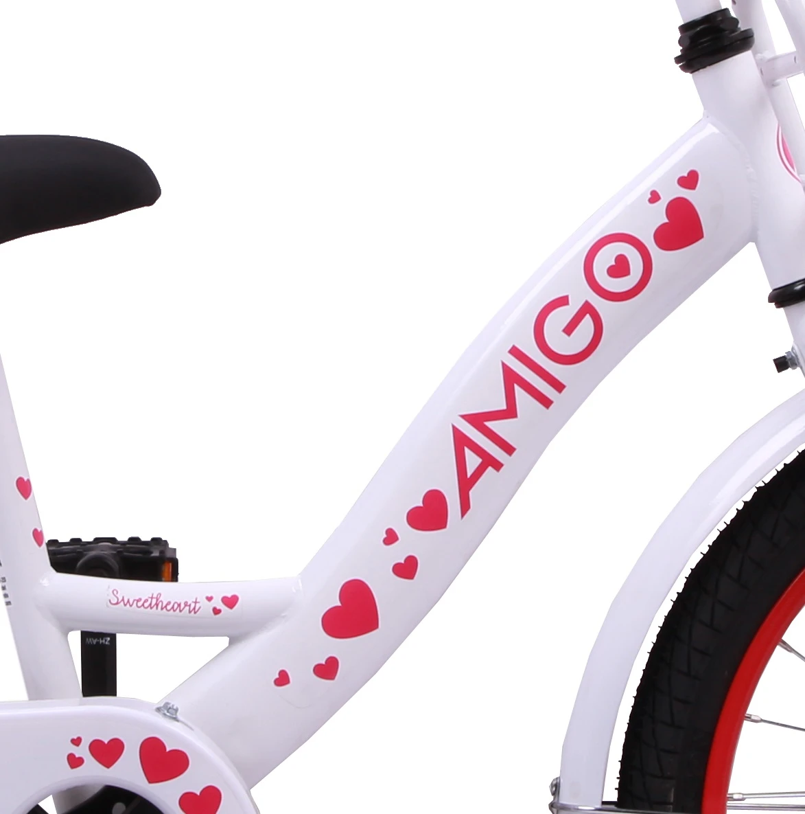 AMIGO Sweetheart-S7 20 Inch 29 Cm Girls Coaster Brake White - Image 3