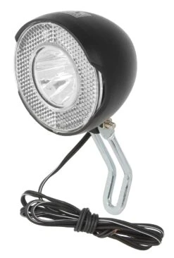 Anlun Headlight Round Led Dynamo Black