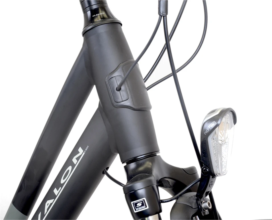 Avalon E-Max 28 Inch Women 7SP Roller Brakes Black/Matte Green - Image 2