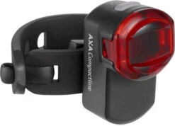 AXA Rear Light Compact Line Rechargeable Black