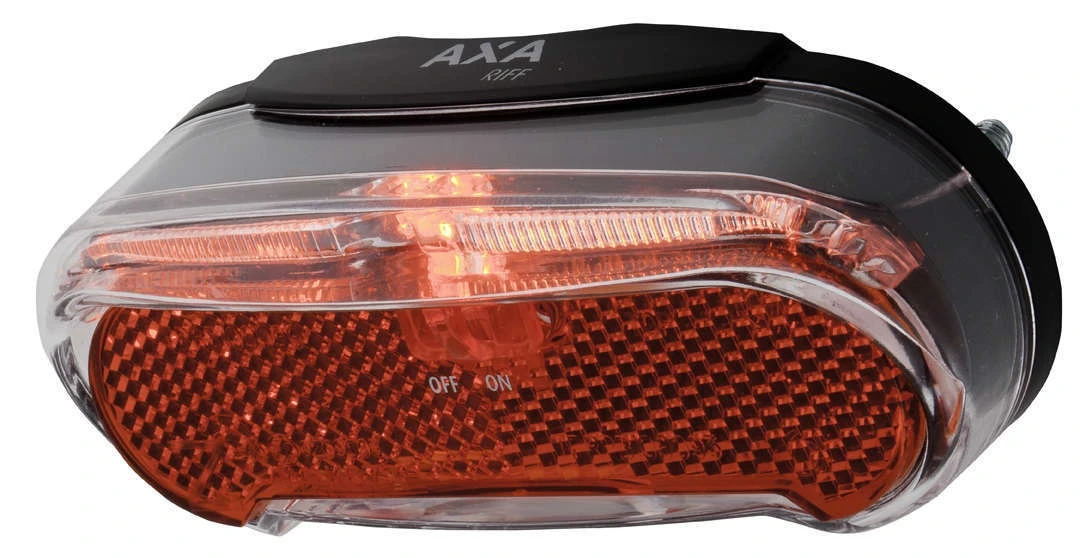 AXA Taillight Riff Switch LED Battery On / Off Black - Image 2