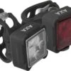AXA Lighting Niteline 44 Led Black -Optimal Bike Store axa verlichtingsset niteline 44 zwart 186830