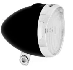 AXA Front Light Classic Led Batteries Black/silver