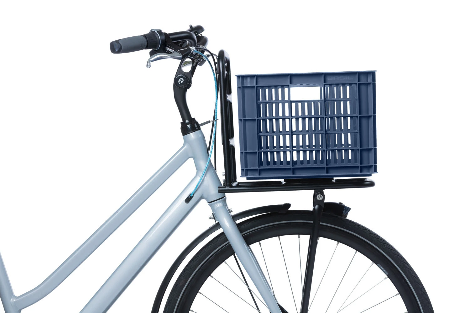 Basil Crate Bicycle Crate Recycled M 29,5 Liter Blue - 21135 - Image 4