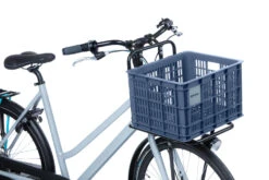 Basil Crate Bicycle Crate Recycled M 29,5 Liter Blue - 21135 -Optimal Bike Store basil crate fietskrat gerecycled m 295 liter blauw 21135 5 1018820 1678109808