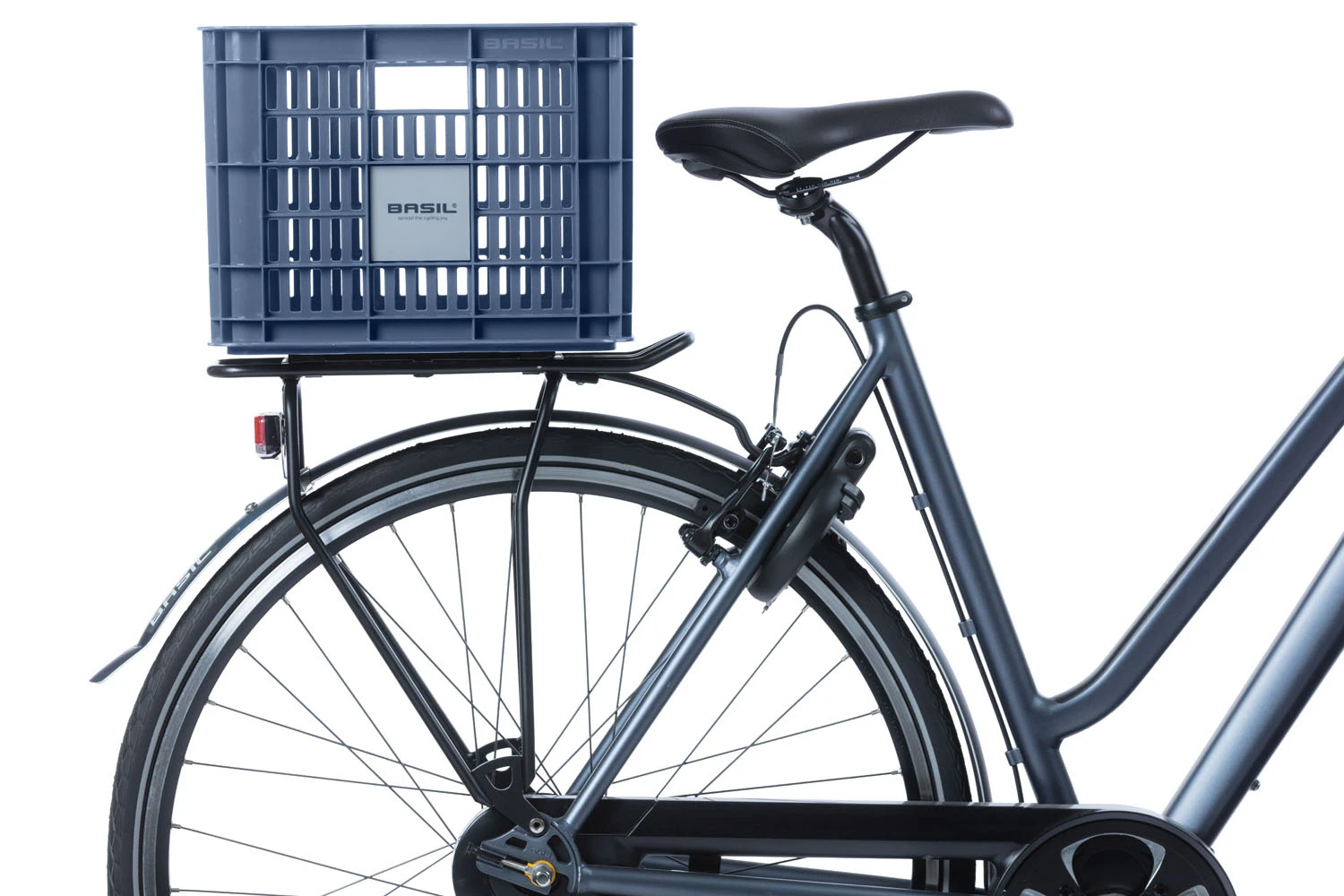 Basil Crate Bicycle Crate Recycled M 29,5 Liter Blue - 21135 - Image 6