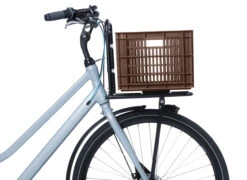 Basil Crate Bicycle Crate Recycled M 29,5 Liter Brown - 21139 -Optimal Bike Store basil crate fietskrat gerecycled m 295 liter bruin 21139 4 1018826 1678113360