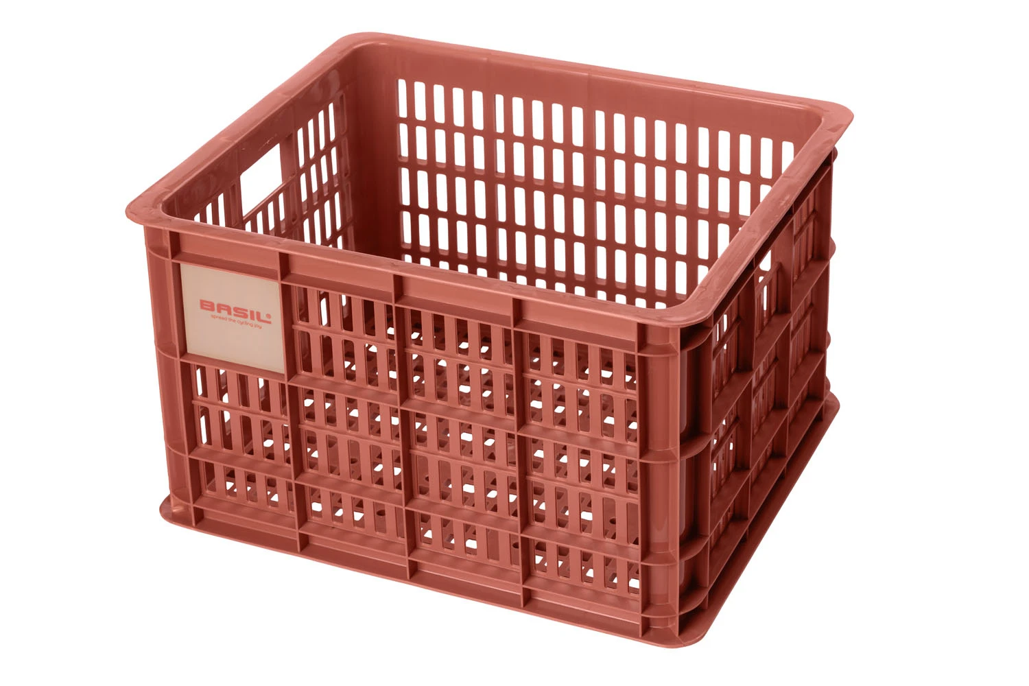 Basil Crate Bicycle Crate Recycled M 29,5 Liter Red- 21137 - Image 2