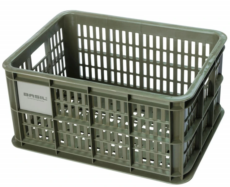 Basil Crate Bicycle Crate Recycled S 17,5 Liter Green - 21112