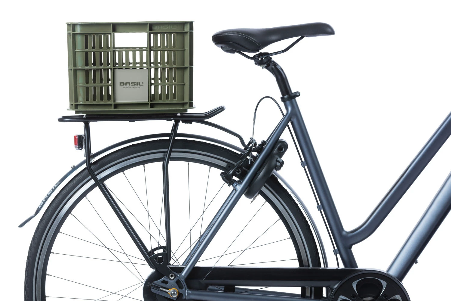 Basil Crate Bicycle Crate Recycled S 17,5 Liter Green - 21112 - Image 6