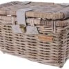 Basil Bicycle Basket Denton Front Carrier Grey 24 Litres - 13046 1 Basil Bicycle Basket Denton Front Carrier Grey 24 Litres - 13046 -Optimal Bike Store basil fietsmand denton lichtbruin 24 liter 17028