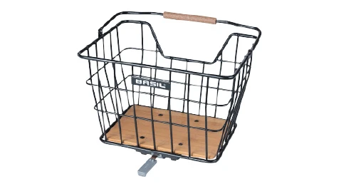 Basil Bicycle Basket Nordland MIK 23 Liters Steel Black