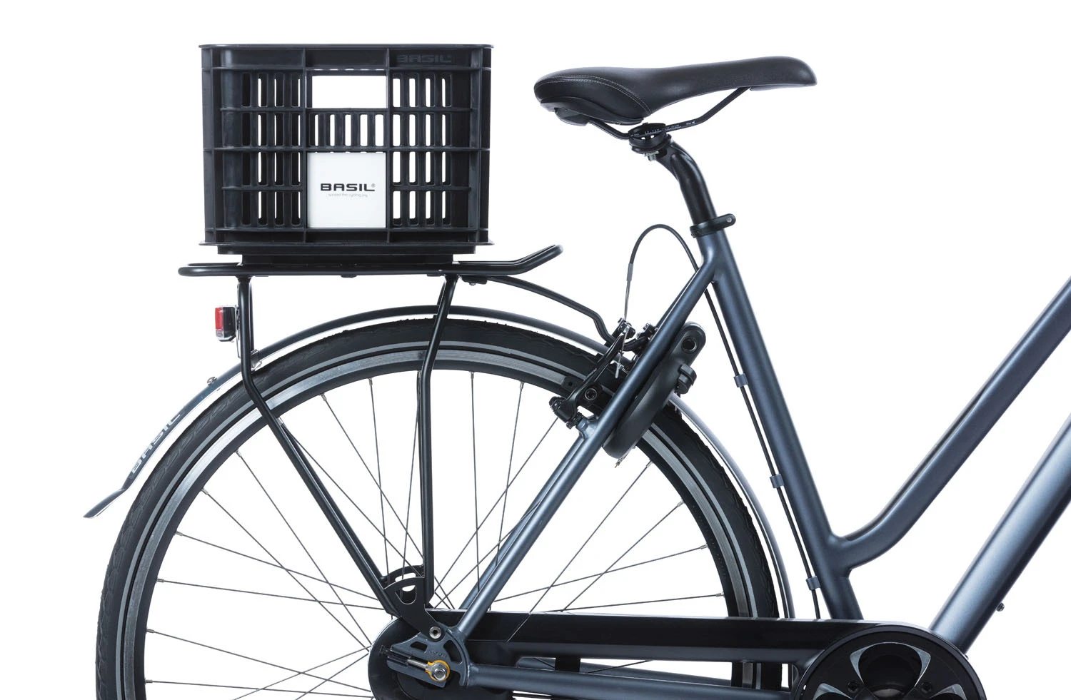 Basil Crate Bicycle Crate Recycled S 17,5 Liter Black - 21110 - Image 6