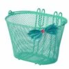 Basil Children's Bicycle Basket Jasmin Bow-Tie 10 Liter Mint Green - 30132