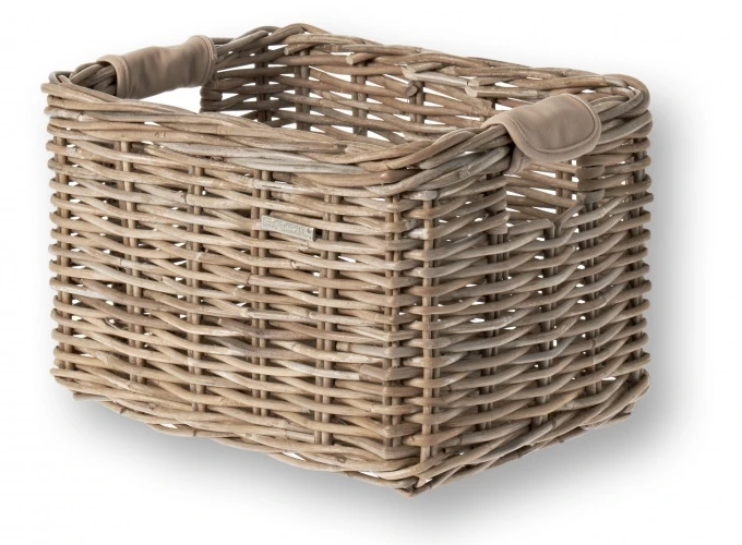 Basil Bicycle Basket Dorset 20 Liters Rattan Gray - 13050 3 Basil Bicycle Basket Dorset 20 Liters Rattan Gray - 13050