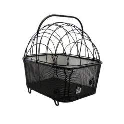 Cycle Tech Dog Basket Palermo With Dome 55 Liters Black