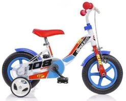 Dino 108 Sport-S2 10 Inch 17 Cm Boys Fixed Gear Blue/White