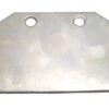 Gazelle Rear Adapter Plate 95 X 45 Mm Stainless Steel Gray
