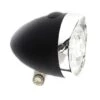 Ikzi Light Retro LED Headlight Black Battery -Optimal Bike Store ikzi light koplamp retro led zwart batterij 8557