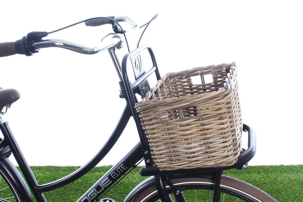 New Looxs Bicycle Basket Brisbane 23 Litres 39 X 27 Cm Rattan Grey 5 New Looxs Bicycle Basket Brisbane 23 Litres 39 X 27 Cm Rattan Grey - Image 3