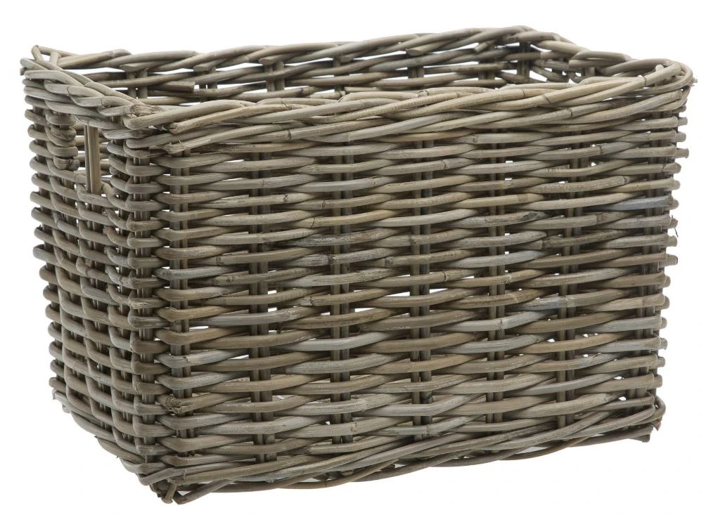 New Looxs Bicycle Basket Brisbane 23 Litres 39 X 27 Cm Rattan Grey 4 New Looxs Bicycle Basket Brisbane 23 Litres 39 X 27 Cm Rattan Grey - Image 2