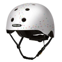 Partychimp Bicycle Helmet Urban Active Pop Ants White