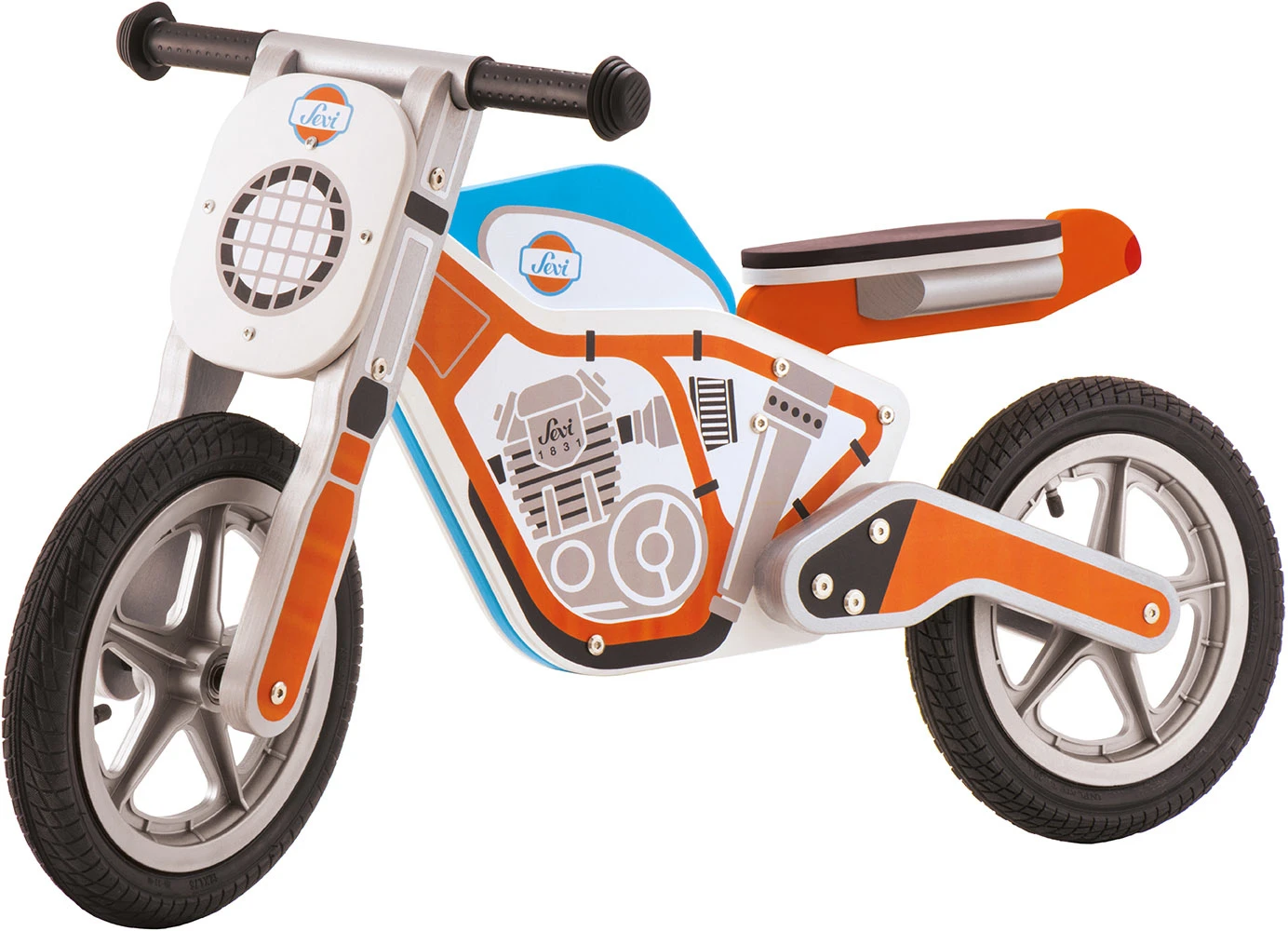 Sevi Loopfiets Motorfiets Junior Orange/Blue