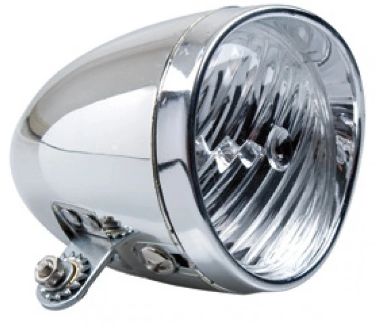 Simson Front Light Classic Led Batteries Silver
