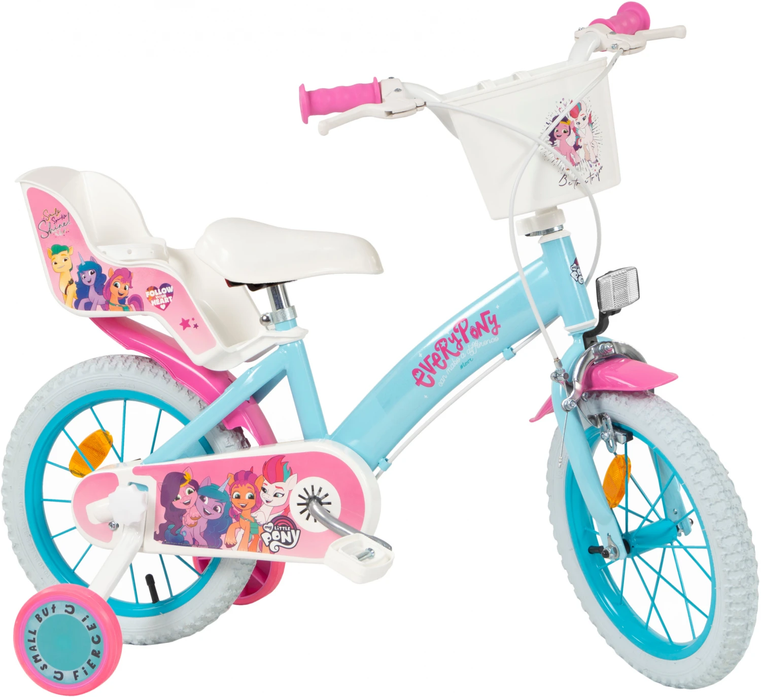 Toimsa My Little Pony 14 Inch 23,5 Cm Girls Drum Brake Light Blue 3 Toimsa My Little Pony 14 Inch 23,5 Cm Girls Drum Brake Light Blue