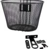 KGS Children's Bicycle Basket 26 X 18 X 18 Cm Steel Black