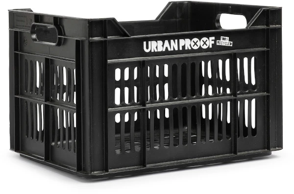 Urban Proof Bicycle Crate Recycled 30 Liter Polypropylene Black 3 Urban Proof Bicycle Crate Recycled 30 Liter Polypropylene Black