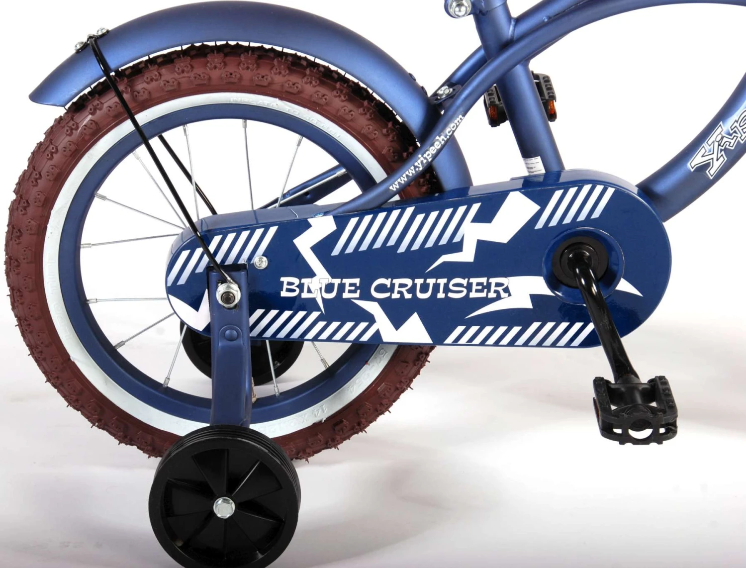 Volare Blue Cruiser 14 Inch 25 Cm Boys Coaster Brake Matte Blue - Image 7