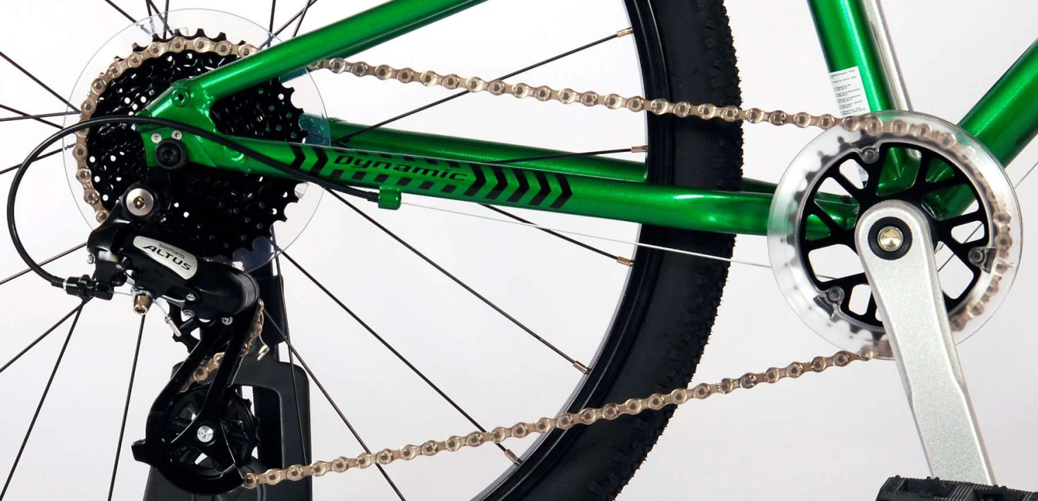 Volare Dynamic 24 Inch Boys 8SP Rim Brakes Green 11 Volare Dynamic 24 Inch Boys 8SP Rim Brakes Green - Image 9