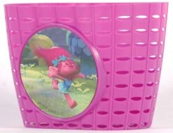 Volare Bicycle Basket Trolls Pink -Optimal Bike Store volare fietsmandje trolls roze 3 259184 1541768688