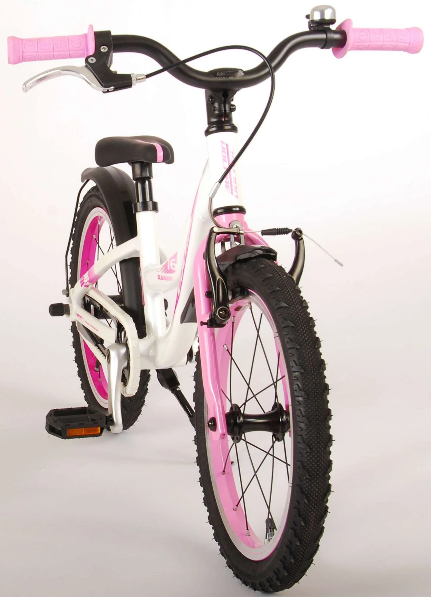 Volare Glamour 16 Inch 25,4 Cm Girls Coaster Brake White/Pink - Image 10