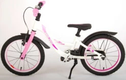 Volare Glamour 16 Inch 25,4 Cm Girls Coaster Brake White/Pink -Optimal Bike Store volare glamour 16 inch 254 cm meisjes terugtraprem wit roze 2 535863 20220217154747