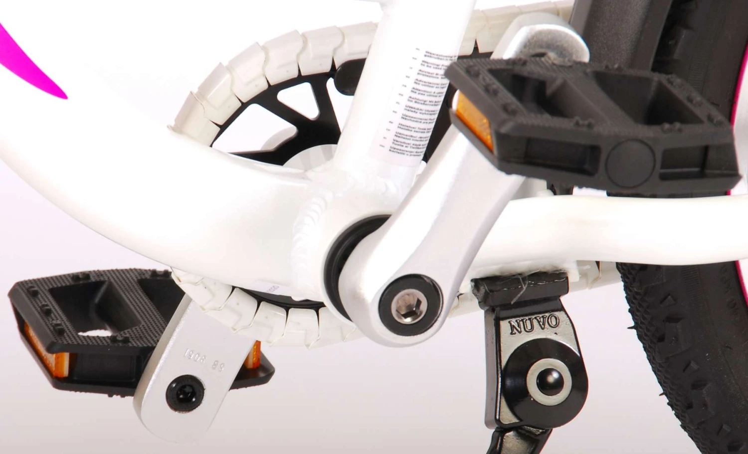 Volare Glamour 16 Inch 25,4 Cm Girls Coaster Brake White/Pink - Image 6