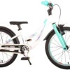 Volare Glamour 18 Inch 24 Cm Girls Coaster Brake White/Mint Green -Optimal Bike Store volare glamour 18 inch 28 cm meisjes terugtraprem wit mintgroen 535870 20220217153228
