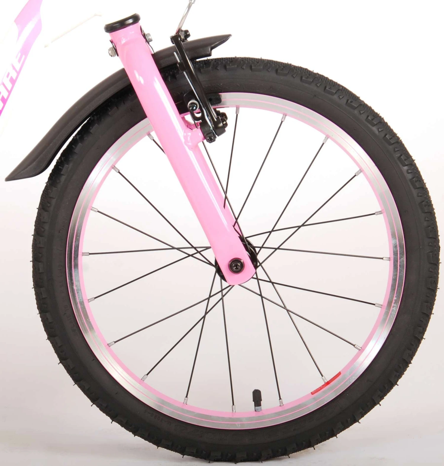 Volare Glamour 18 Inch 24 Cm Girls Coaster Brake White/Pink 7 Volare Glamour 18 Inch 24 Cm Girls Coaster Brake White/Pink - Image 5